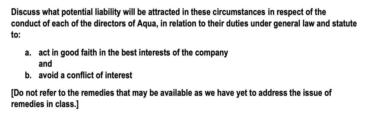 not expected to go beyond the material in the textbook, the Corporations