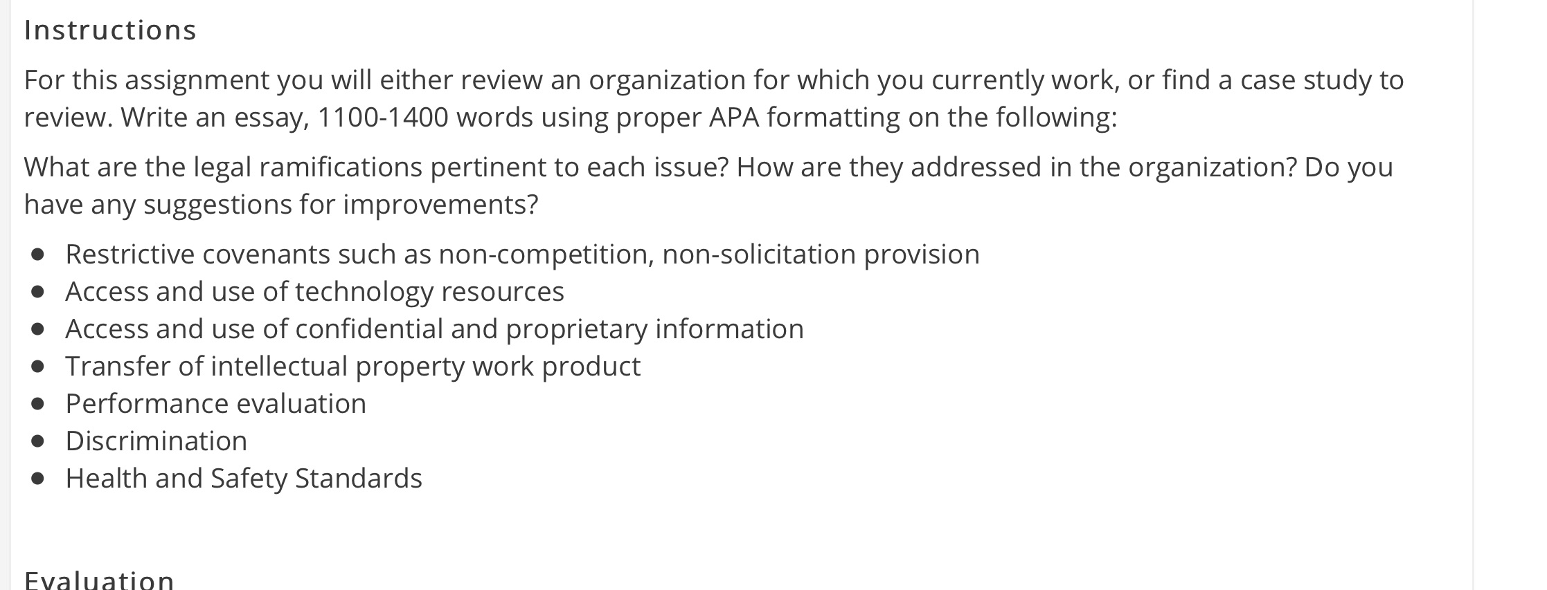 Write in 1300 words Instructions For this assignment you will either review
