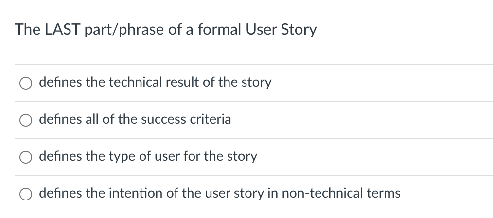 can then be decomposed into Stories, 0 Stories are used to create
