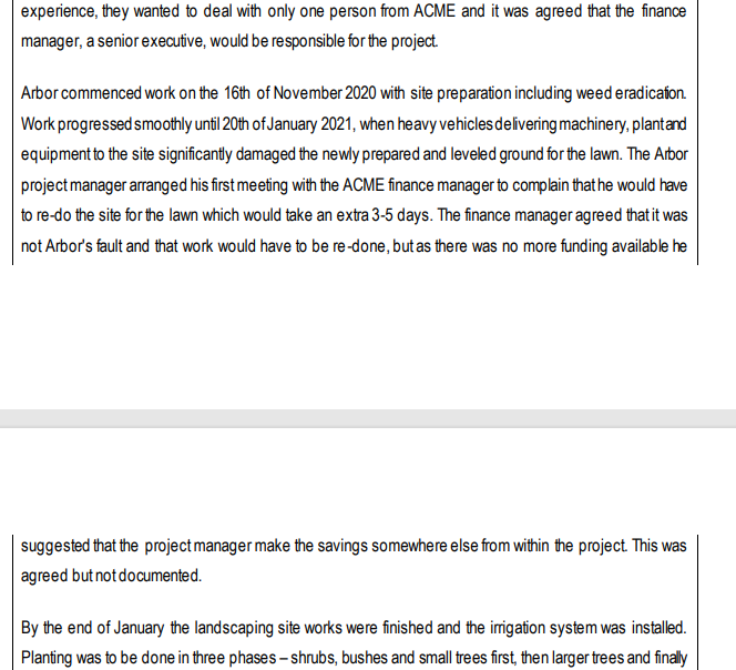 follow. This project takes place in South Australia. In September 2020, ACME