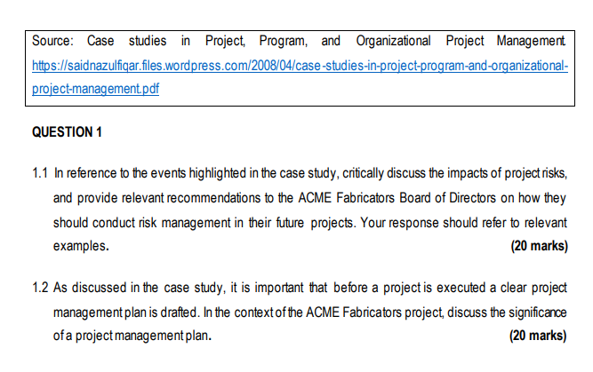 April 2022. ACME was a responsible company and liked to keep their