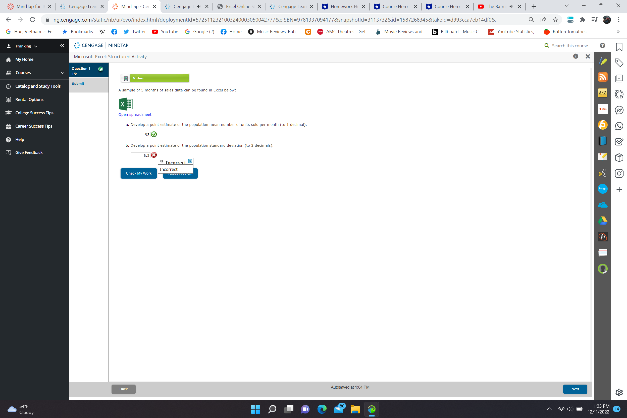 MindTap for T X | Cengage Lear X MindTap - Cer