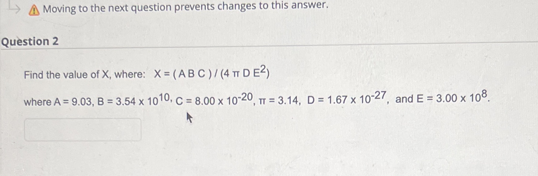  > Moving to the next question prevents changes to this answer.