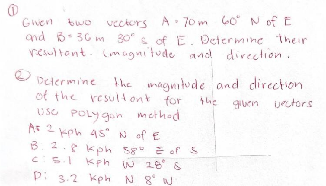 Please answer with complete solution/explanation D Given two vectors A : 70