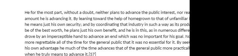 He for the most part, without a doubt, neither plans to