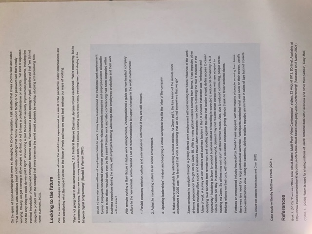 be considered by Zoom as it is pushed to undertake rapid expansion.