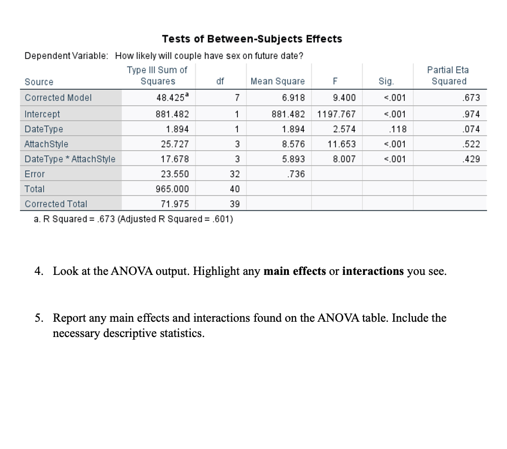 then answer the following questions. Some questions have multiple parts, so be