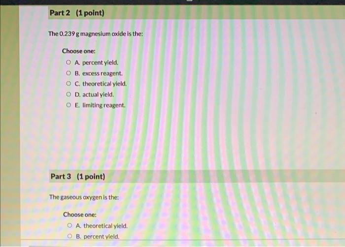 g piece of solid magnesium reacts with gaseous oxygen from the atmosphere