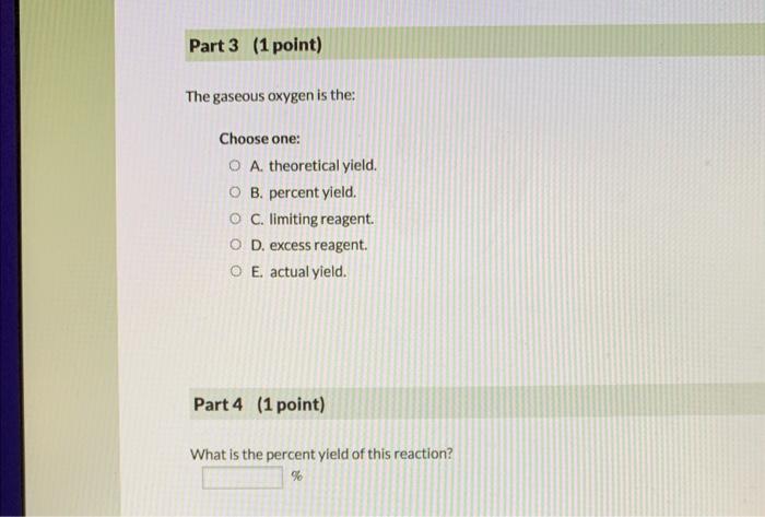 to form solid magnesium oxide. In the laboratory a studen weighs the
