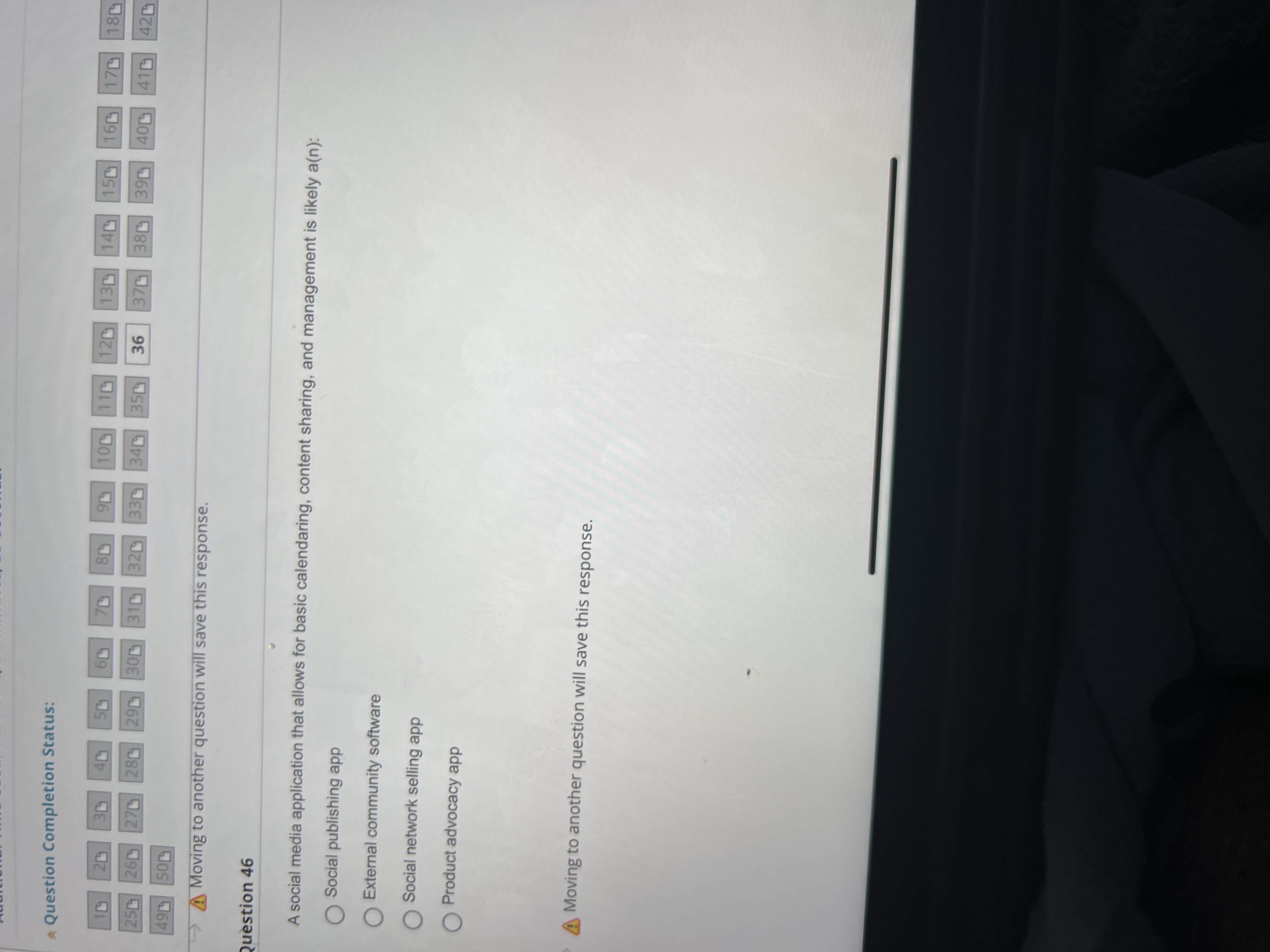  * Question Completion Status: 170 180 1 109 12 130 140