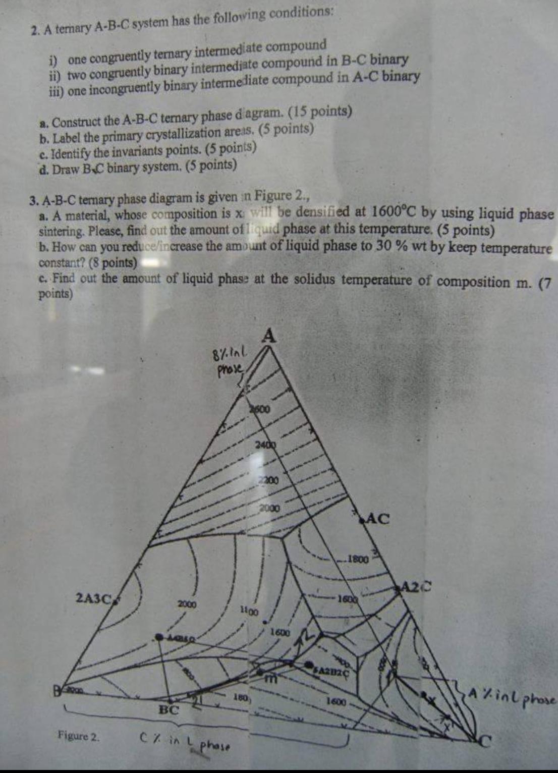  A temary A-B-C system has the following conditions: i) one congruently