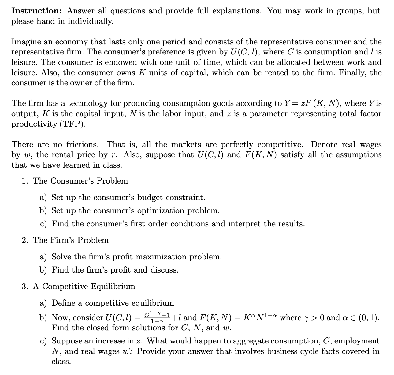 This is a Macroeconomics question. Please answer it as precisely as possible.