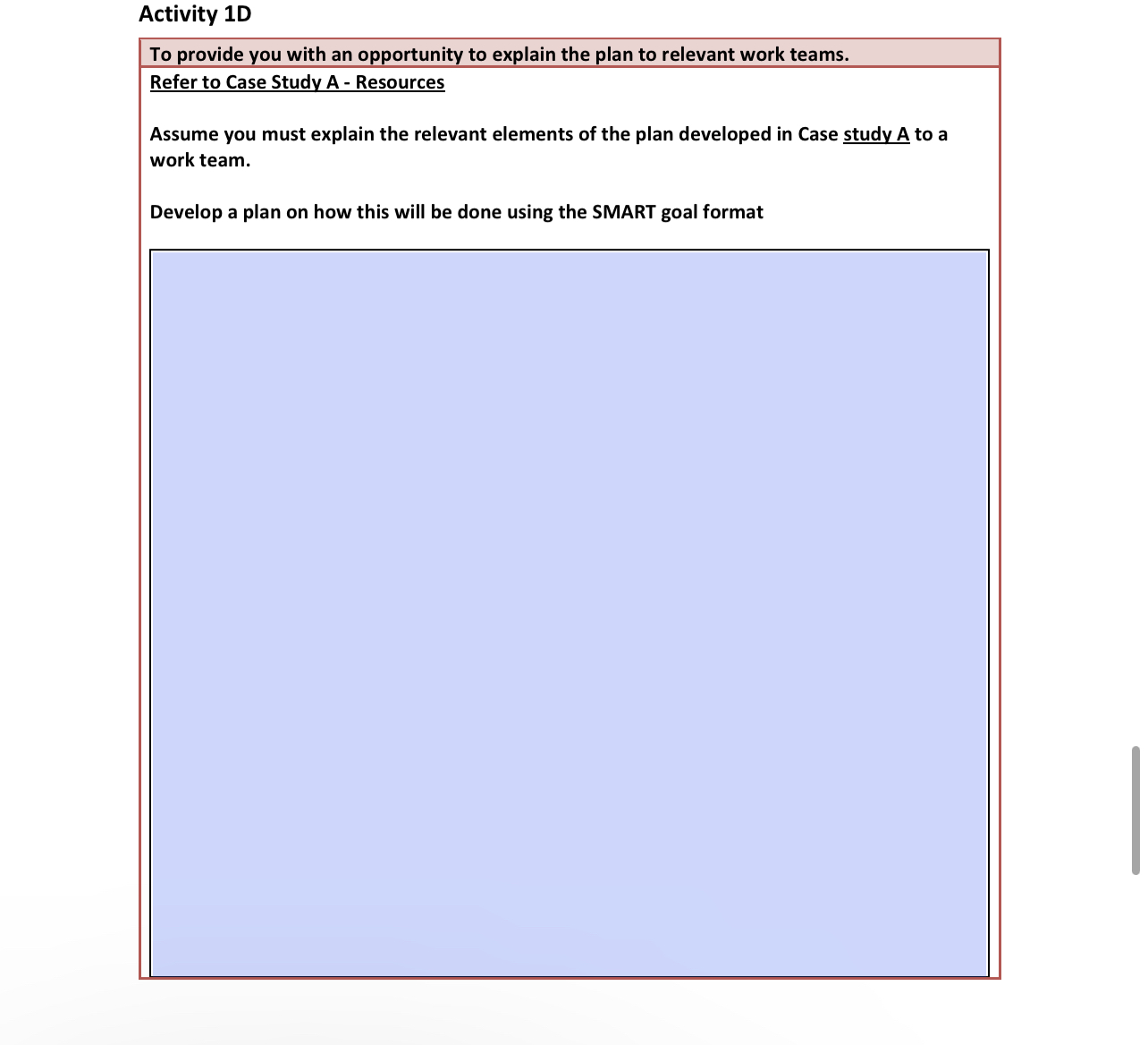 risks. Assess each one and identify the contingencies that can be put
