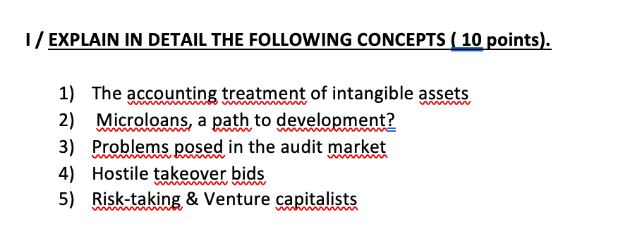 can someone help with this 1 / EXPLAIN IN DETAIL THE FOLLOWING