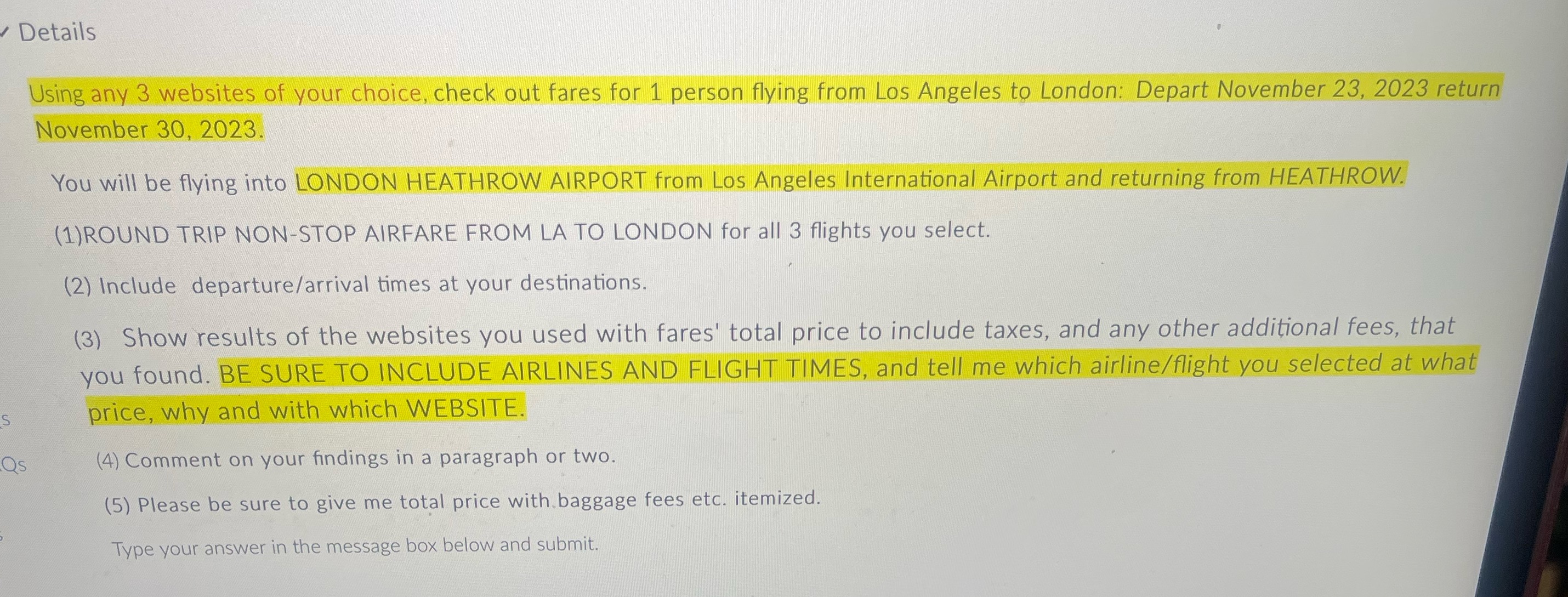 Please help with TCA 141 class Details Using any 3 websites of