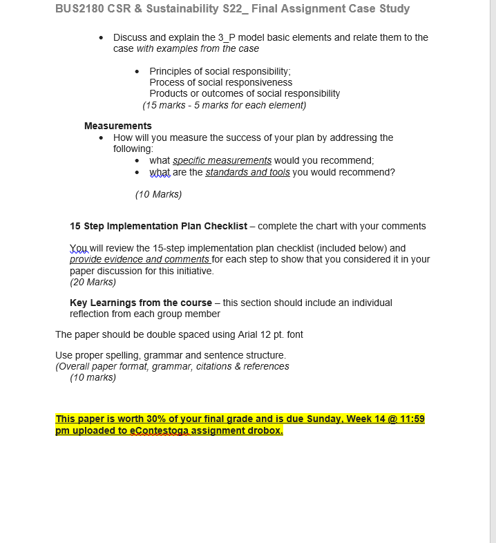 your final assessment, you will apply and integrate the concepts of Hopkins