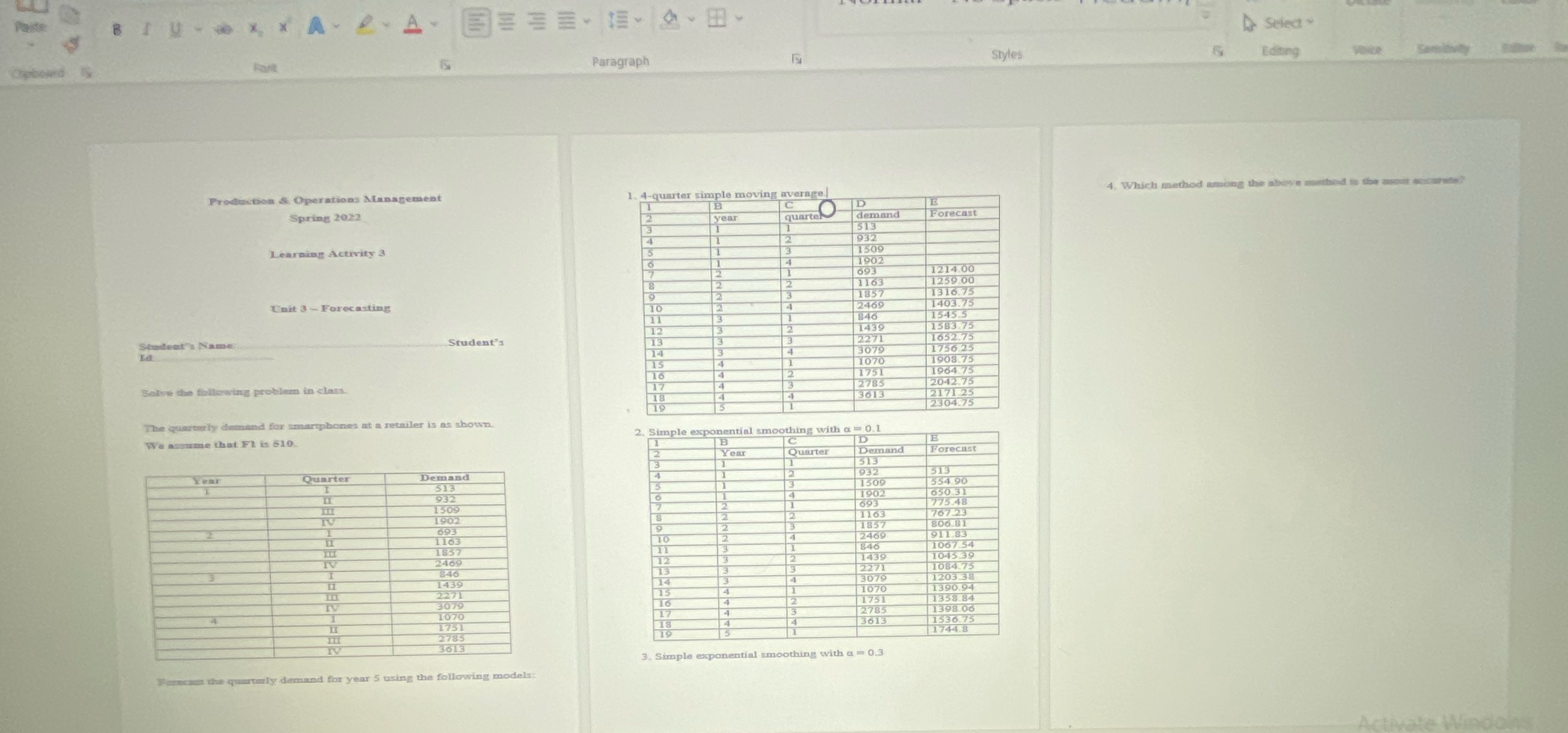  BI x x A A Select * Paragraph Styles Editing Production