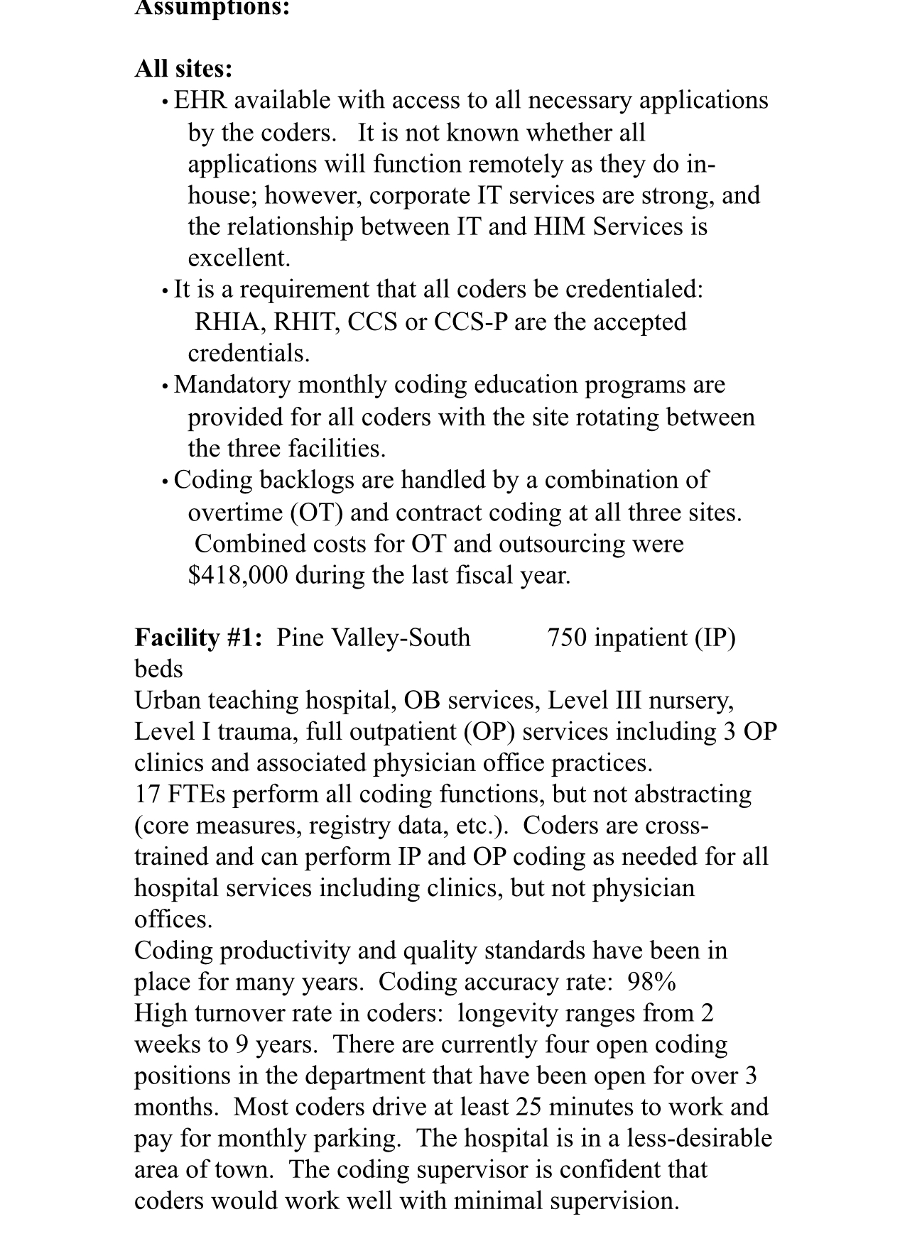 director are now creating a scope document to get the project started.Using