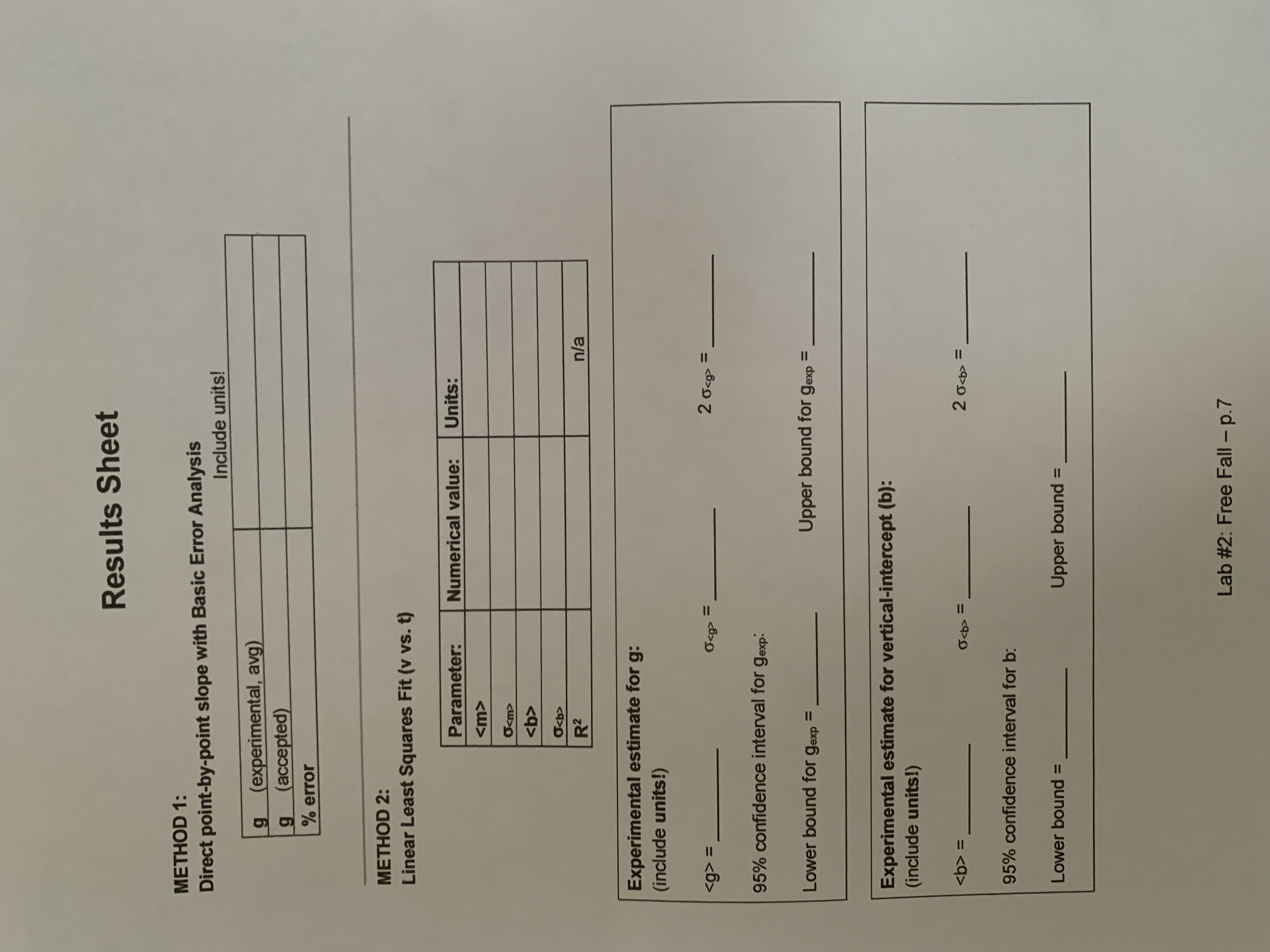 Note that, unlike lecture, we will take the downward direction to be