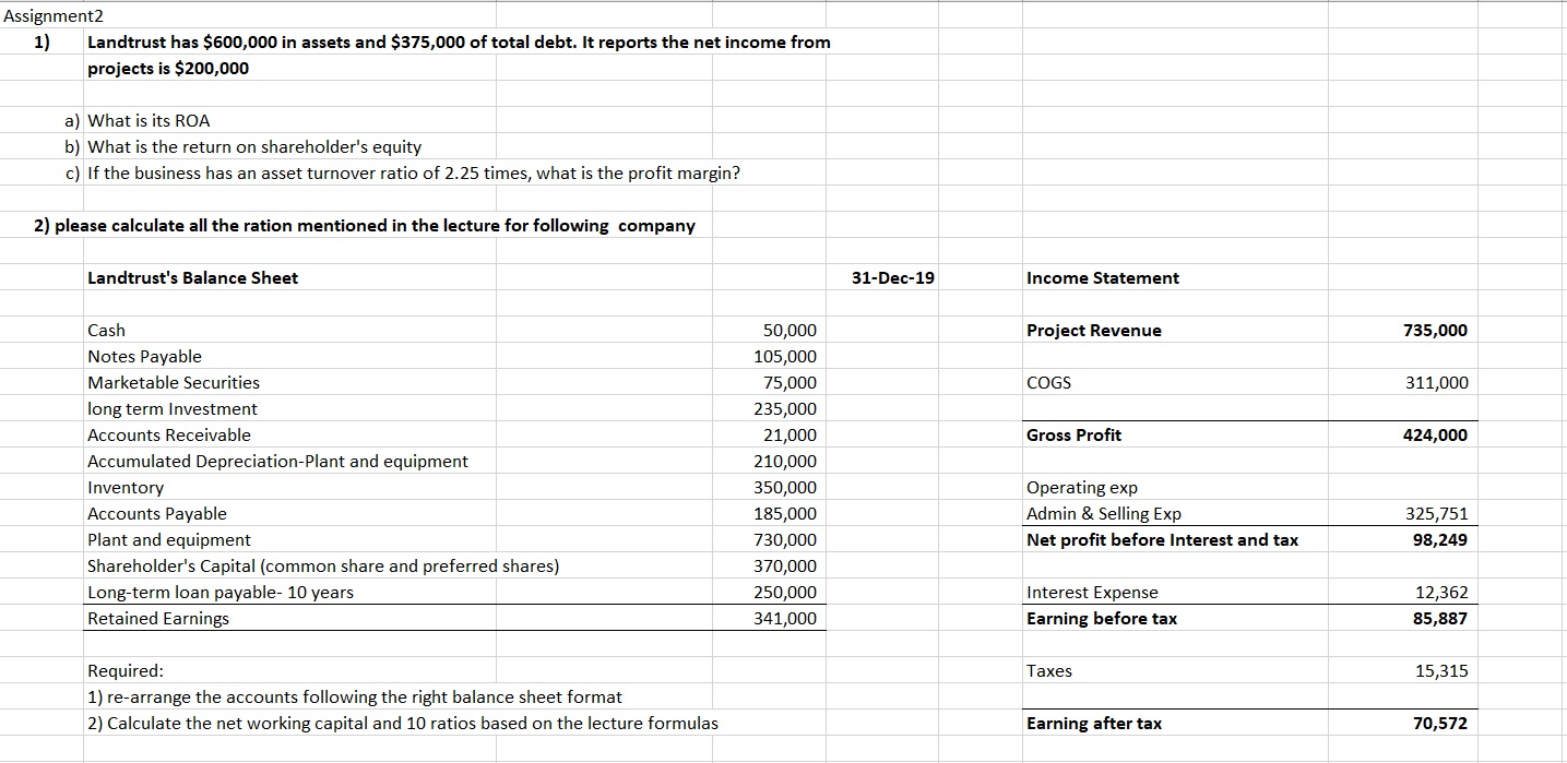 Please use the Horizontal Analysis note format and Lecture note ratio formula