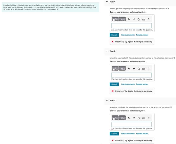 your answer as an ion. A chemical raactiondoes not oce Part C