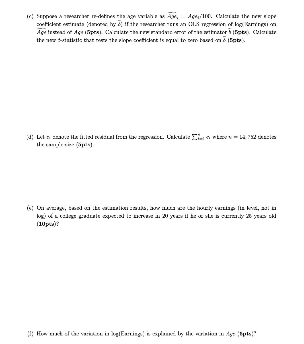 on college graduates in the March 2013 Current Population Survey, the following