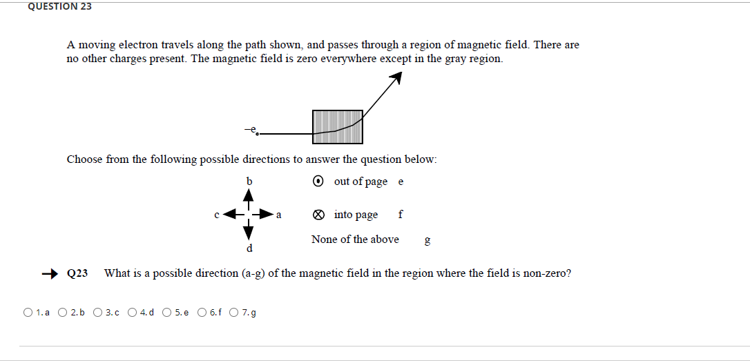 is shown on the diagram: N X Choose from the following possible