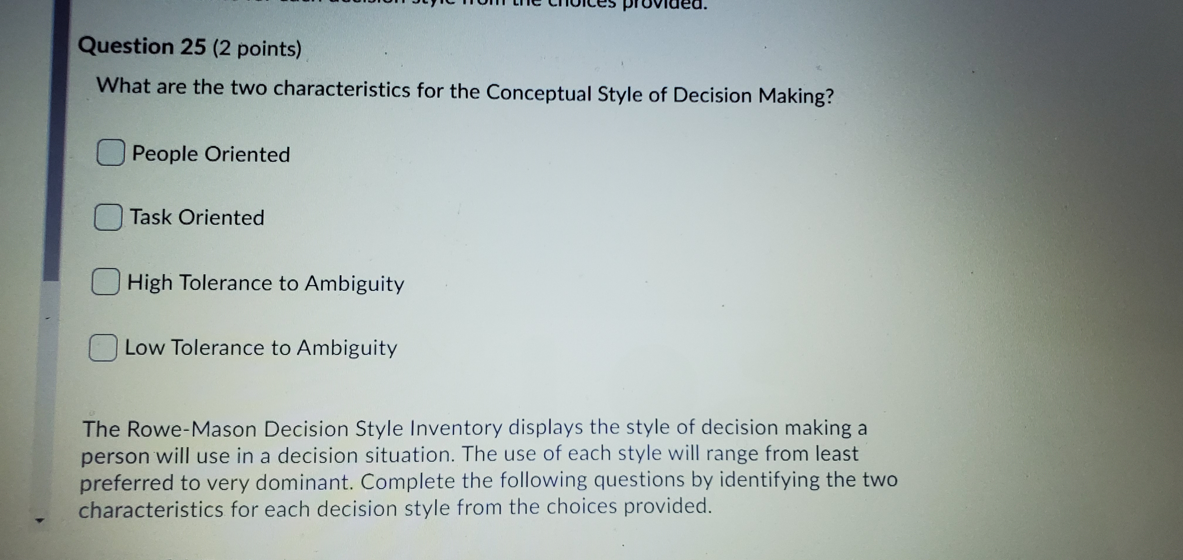 be part of the planning for management reserveQuestion 22 (1 point) Which