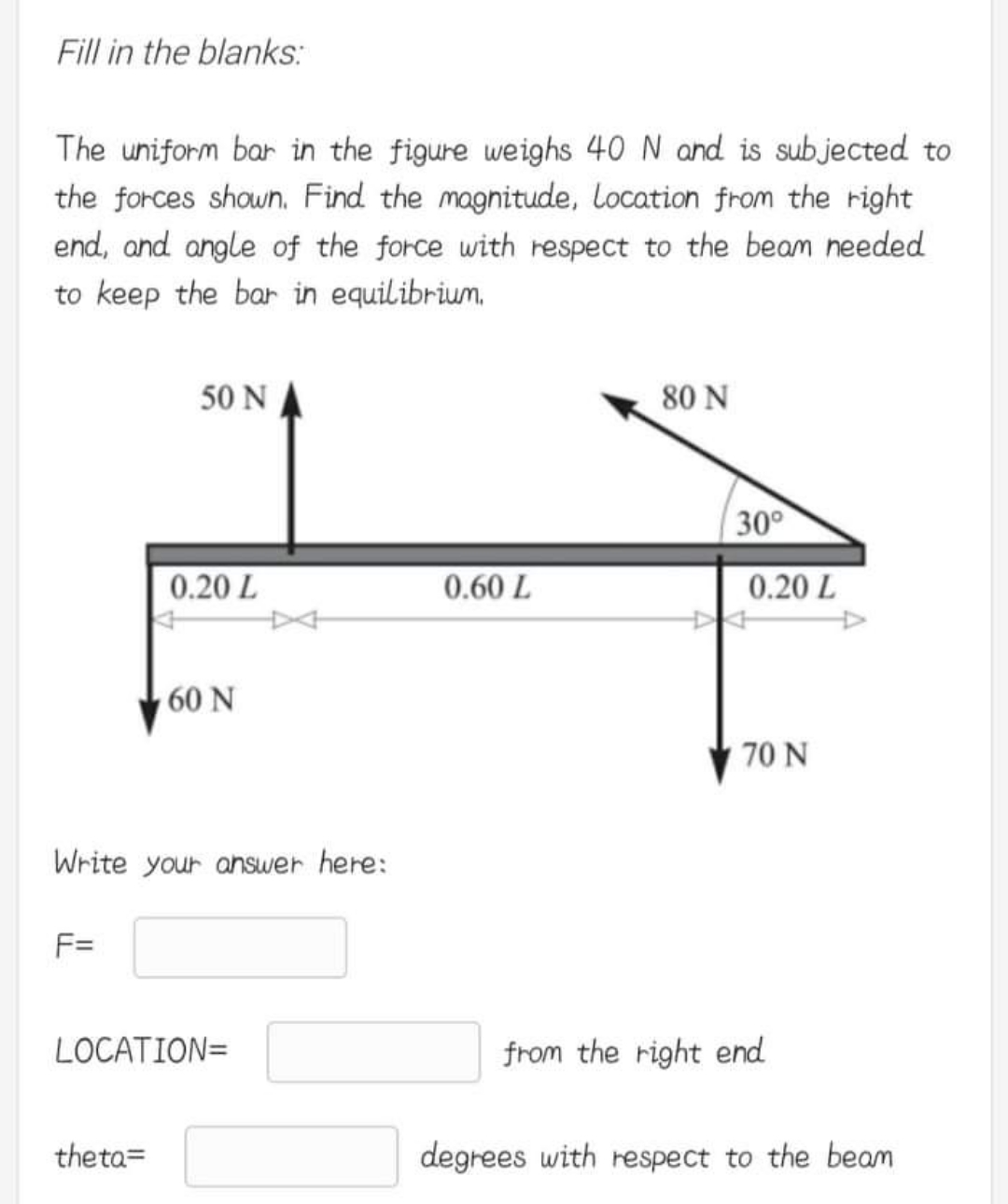 The question is attached below. Fill in the blanks: The uniform bar