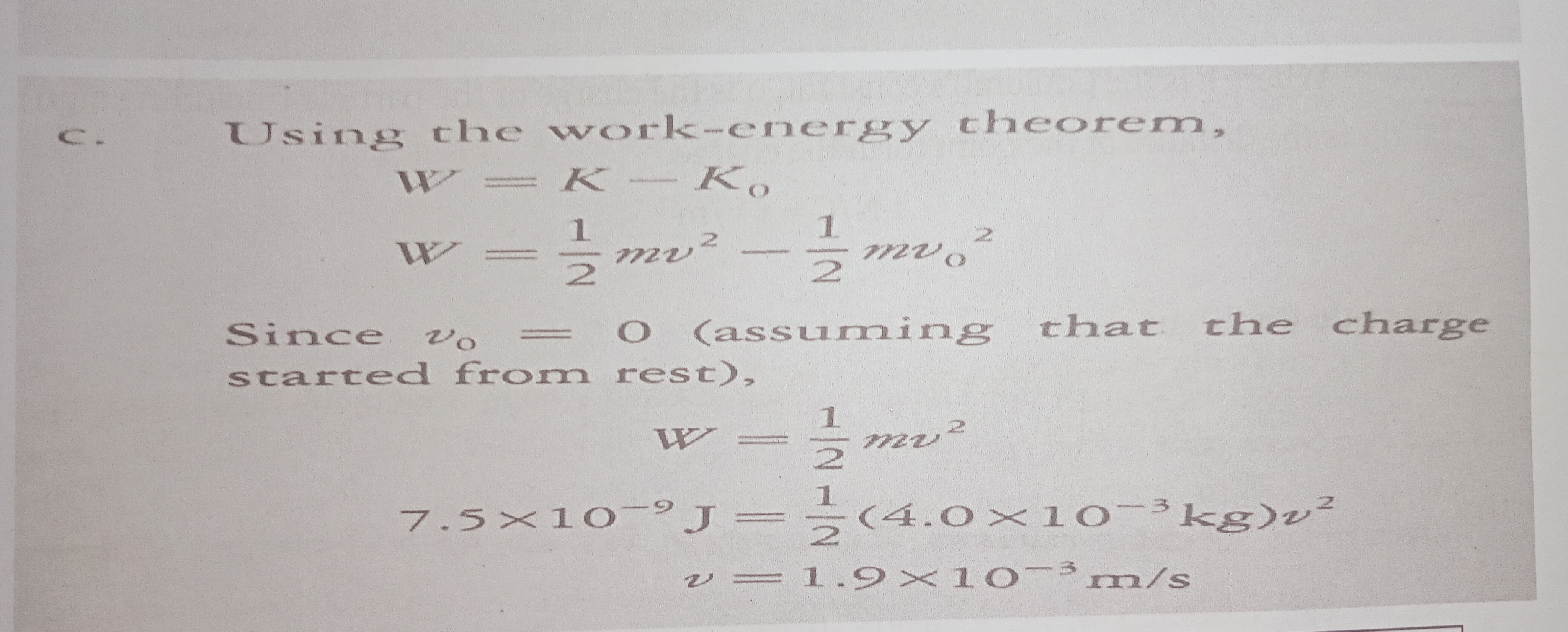 point charge of 3.0 nC with a mass of 4.0 g is