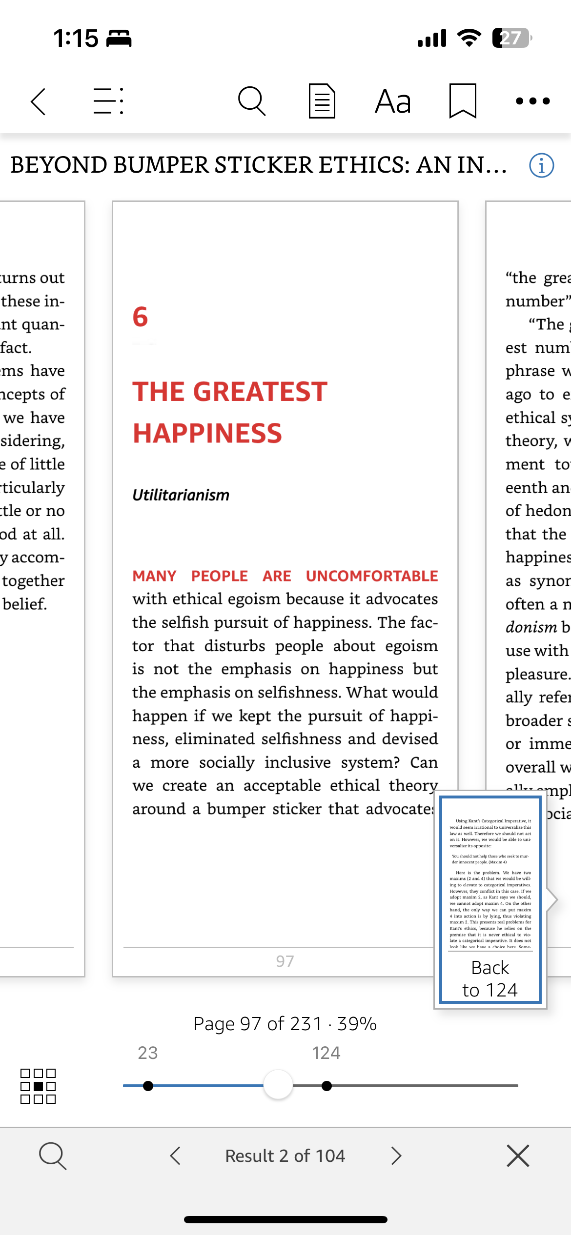 As you begin to think about developing you own approach to ethical