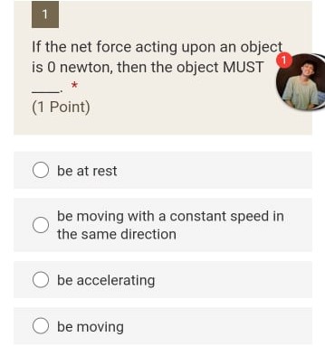 related to the net force exerted upon it and related to the