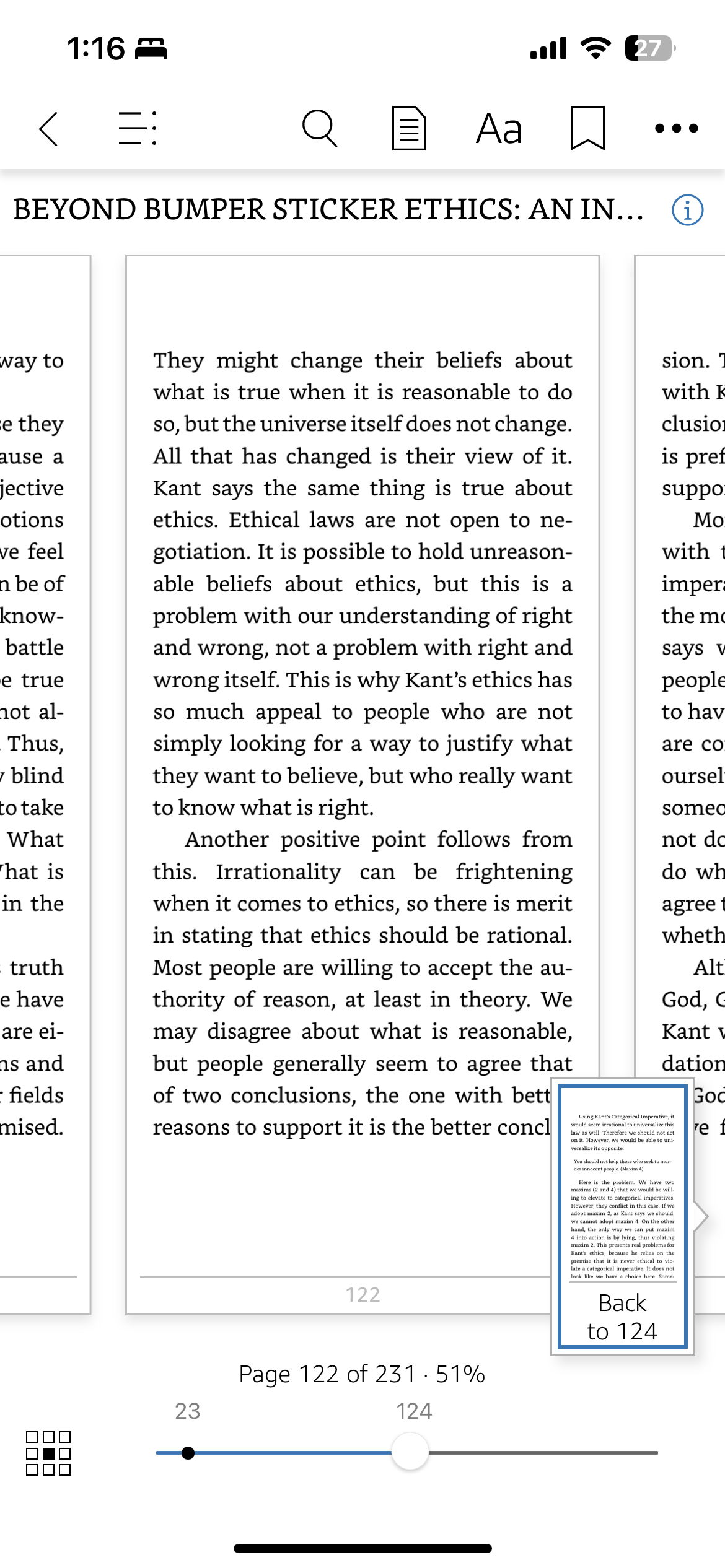 on happiness but pleasure. the emphasis on selfishness. What would ally refer