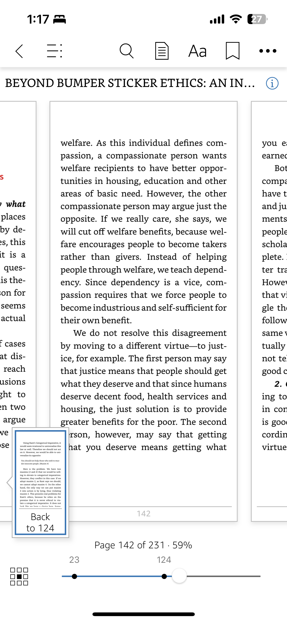 However, they conflict in this case. If we adopt maxim 2, as