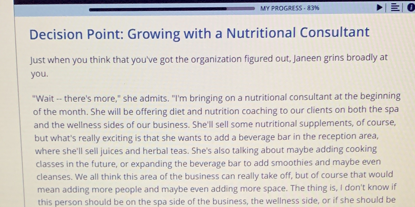 Just when you think yo iv' e got the organization figured out