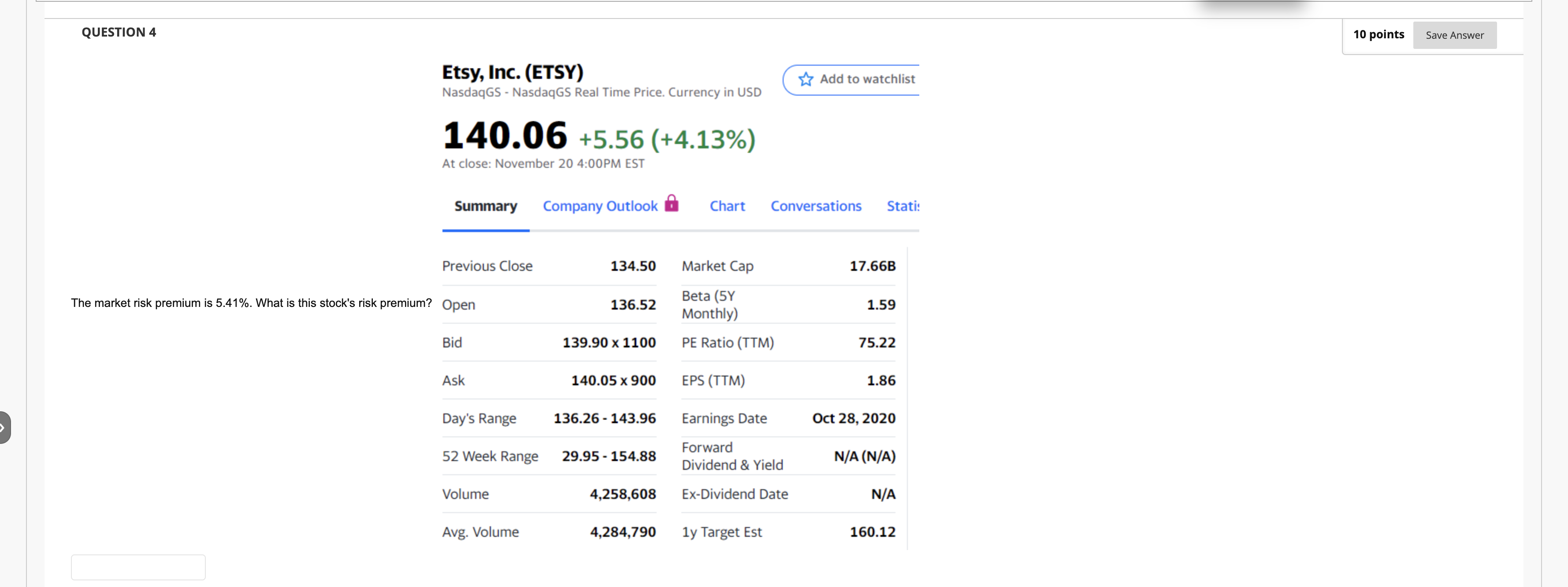 for $105.03 in 1 year. If the company pays a dividend of