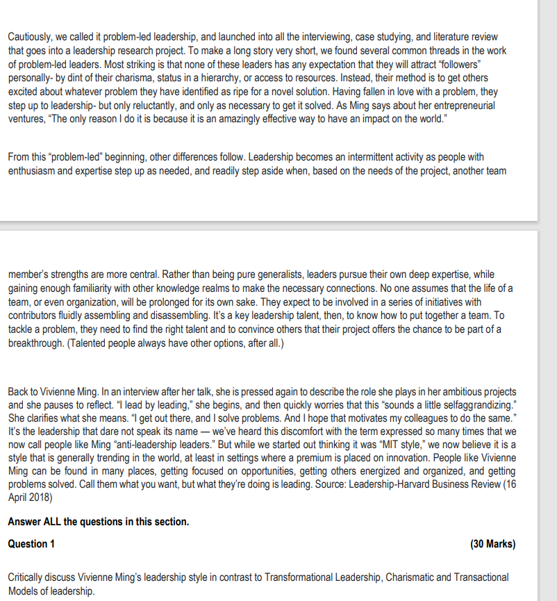 The Power of Leaders Who Focus on Solving Problems by Deborah Anoona