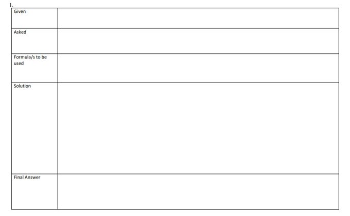 Problem Solving (70 Pts) 1. (15 Pts) Calculate AU and AH for