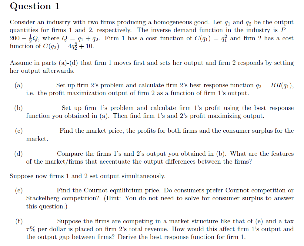 INDUSTRIAL ORGANIZATION AND ANTITRUST POLICY Econ class Reference - Modern Industrial Organization