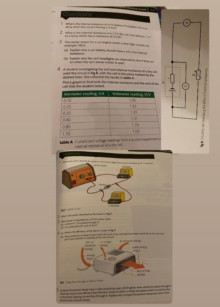 All the information is attached is electrical circuits on 32 Questions 1