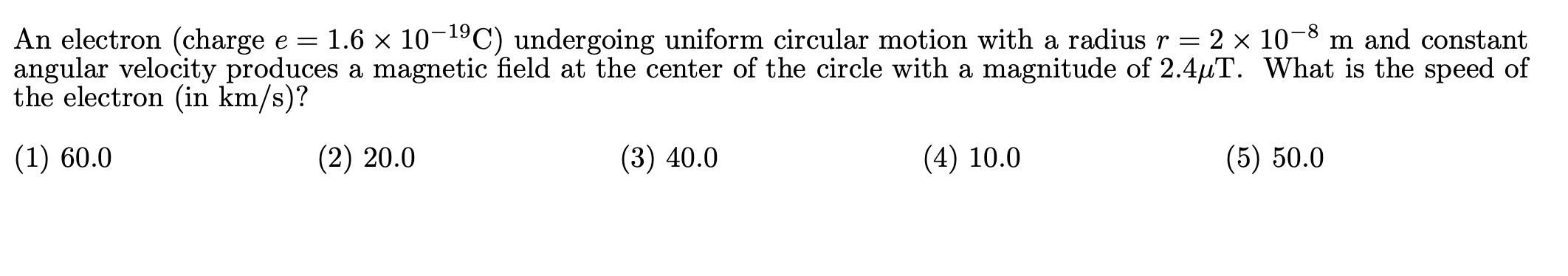 very much! An infinitely long straight wire and a single circular current