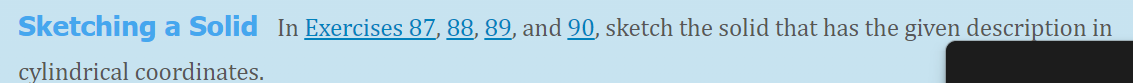 the solid that has the given description in cylindrical coordinates
