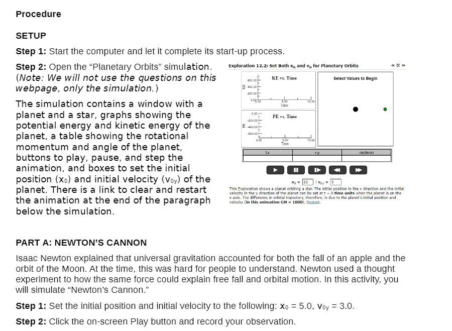 Procedure SETUP Step 1: Start the computer and let it complete