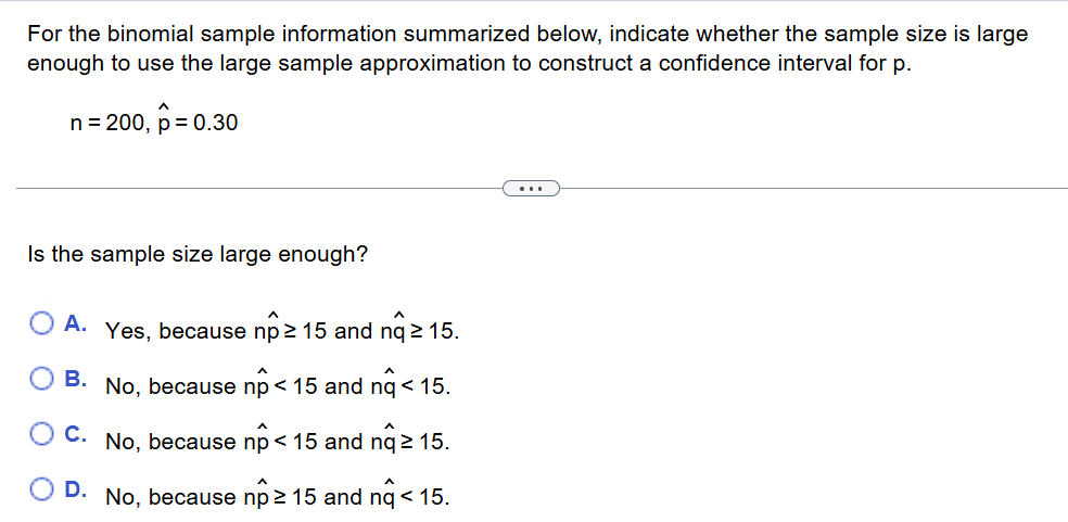 Repeat part a. What is the effect of increasing the sample size