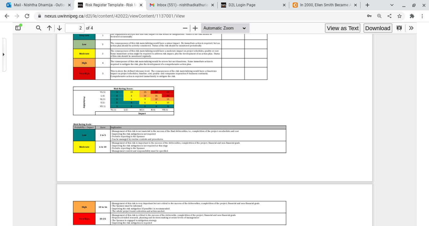 by applying structured approach to Project Management and the principles learned in