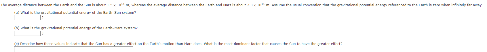  The average distance between the Earth and the Sun is about