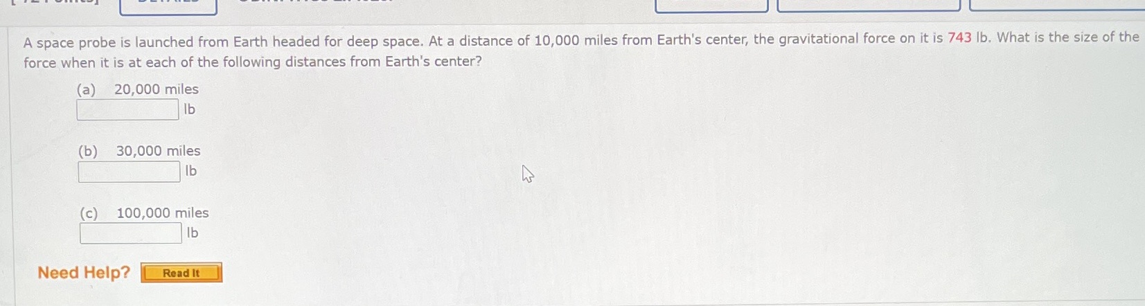 A space probe is launched from Earth headed for deep space.