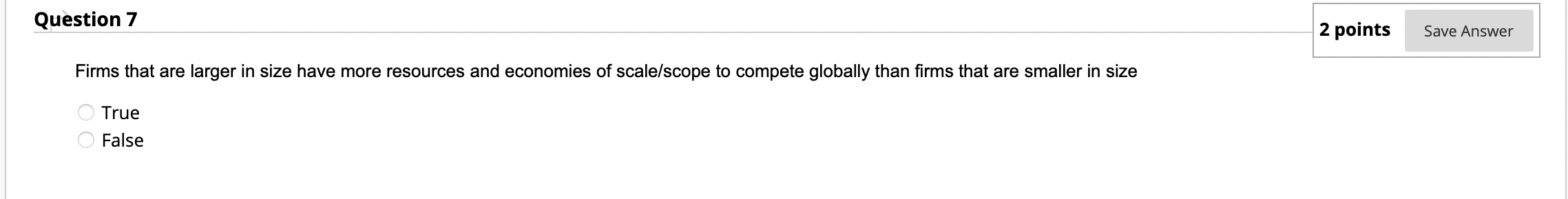 employees the firm has. That means the larger the size of the