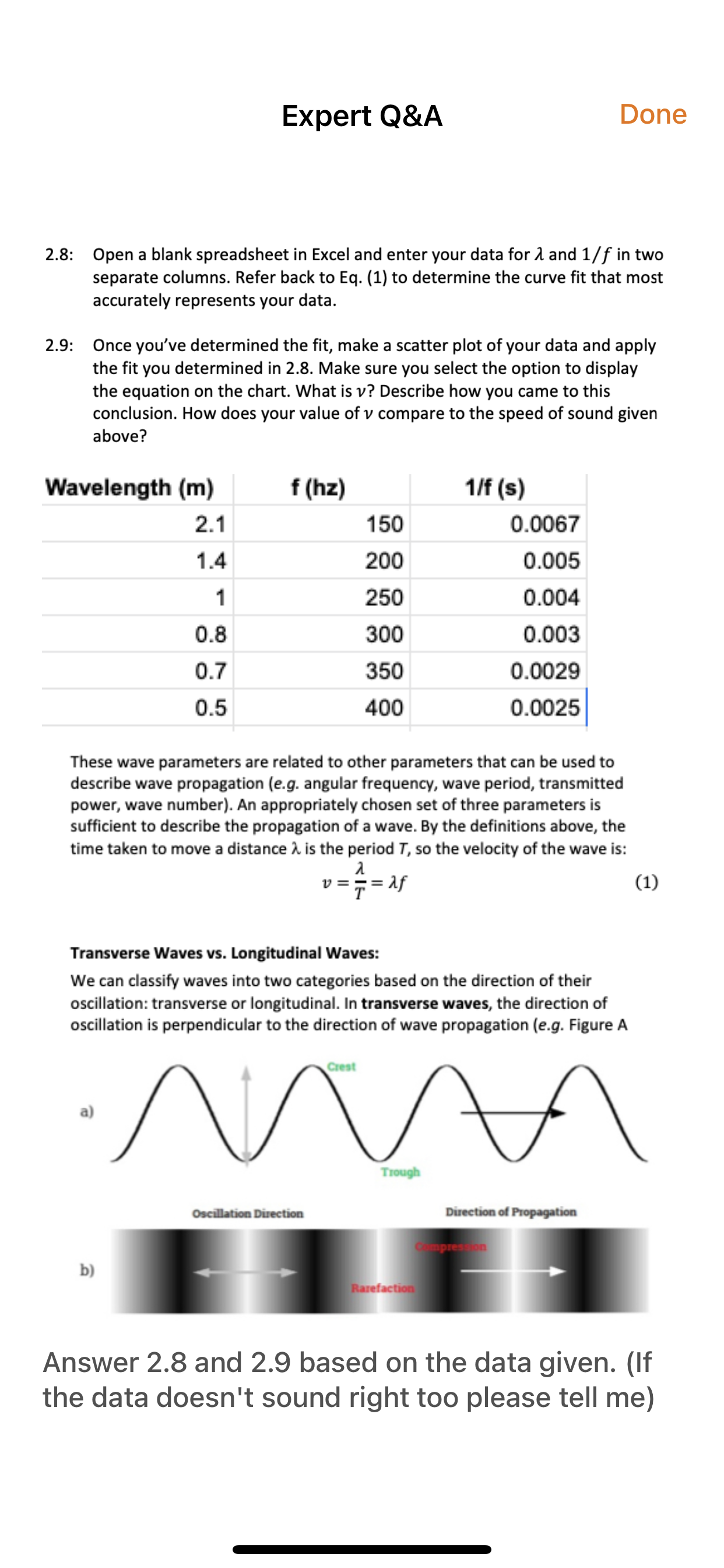 Expert Q&A Done 2.8: Open a blank spreadsheet in Excel and