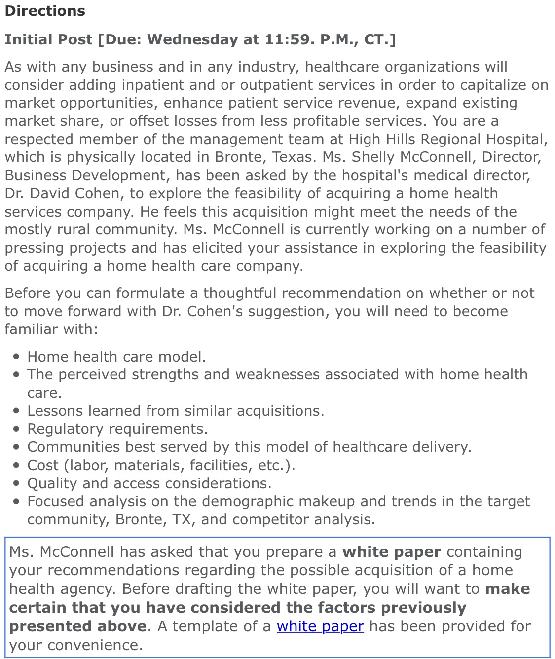 What would be the Abstract, Problemstatement, Background, Solution, Conclusion& Final Thought? Directions